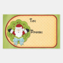 Search for december rectangle stickers Xmas