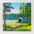 Recherche de camping puzzles Nature