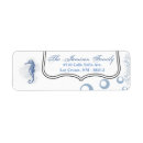Search for seahorses return address labels Beach