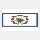 Search for virginia state stickers West virginia flag