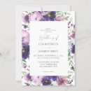Search for elegant dark purple wedding invitations Rustic