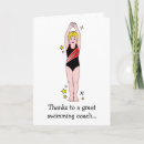 Search for swim coach thank you cards Swimmer