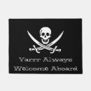 Search for pirate doormats Skull and crossbones