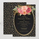 Search for black and rose gold wedding invitations Roses