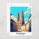 Recherche de voyage santiago cartes postales Vintage