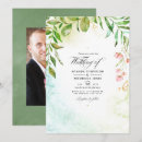 Search for crystal wedding invitations Greenery