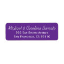 Search for purple graduation return address labels Simple