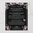 Search for quinceañera menus Butterflies