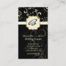Search for damask monogram business cards Elegant