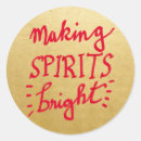 Search for making spirits bright stickers Elegant