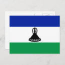 Recherche de drapeau du lesotho cartes postales Basotho