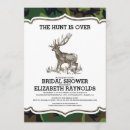 Search for camo bridal shower invitations The hunt is over