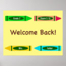 Search for back to school welcome posters Elementary