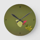 Recherche de papillon jaune horloges Fleur
