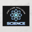 Search for science girl postcards Scientist