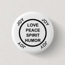 Search for peace buttons Humour