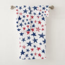 Search for red white and blue bath towels Stars