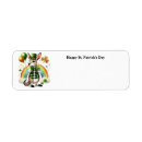 Search for leprechauns return address labels Irish