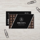 Search for furniture business cards Modern
