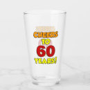 Search for 60th birthday beer glasses Cheers to 60 years