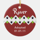 Search for adoption ornaments Dog