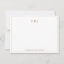 Search for stylish elegant note cards Minimalist