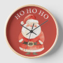 Search for santa claus clocks Xmas