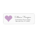 Search for purple heart return address labels Modern