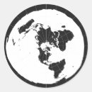 Recherche de terre plate autocollants Monde