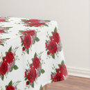 Search for red rose tablecloths Retro