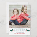 Search for cheering photocards Holiday greetings