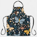 Search for butterfly print aprons Illustration