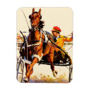 Search for horse race magnets Illustration