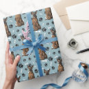 Search for paw prints wrapping paper Bones
