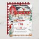 Search for farm christmas invitations Vintage