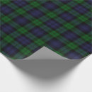 Search for black watch tartan wrapping paper Blue