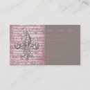 Recherche de lisser cartes visite Rose
