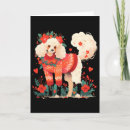 Search for poodle valentines day cards Pink