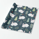 Search for polar bear christmas wrapping paper Snowflake