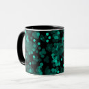 Search for black and turquoise mugs Modern