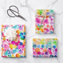 Search for rainbow dots wrapping paper Fun