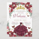 Search for wine quinceanera invitations Flowers