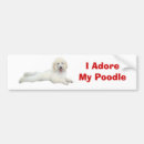Recherche de caniches voiture autocollants Chiot