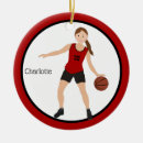 Search for basketball player ornaments Lady