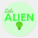 Search for little alien stickers Space