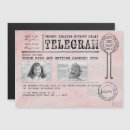 Recherche de télégramme invitations Rustique