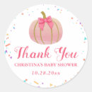 Search for thanksgiving favor stickers Pumpkin