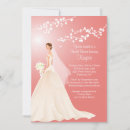 Search for brunette bride invitations Rose