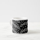 Search for retro floral mugs Black and white