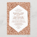 Recherche de gold confetti wedding invitations Pour eux